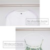 MIZGI Premium Clear Hangers (Pack of 50) Heavyduty-Acrylic No Shoulder