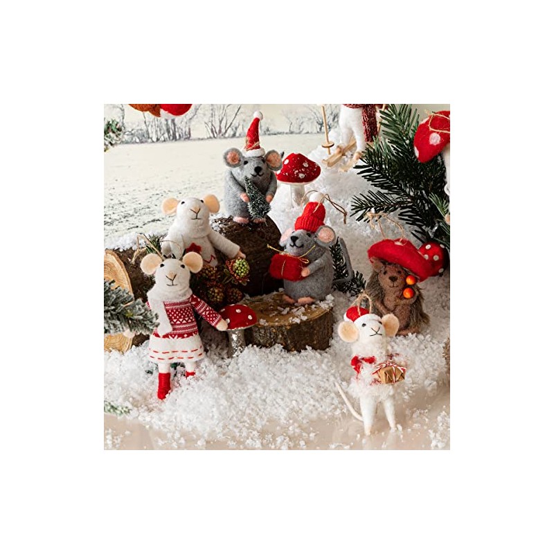 Sass & Belle Woodland Mushroom Hedgehog Decoration