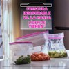 Ziploc Bolsas de almacenamiento de alimentos de cuarto de galón,