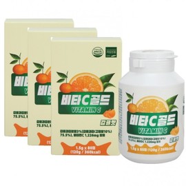 Vita C Gold 1.5g x 80 Tablets x 3 Packs Tangerine Flavor