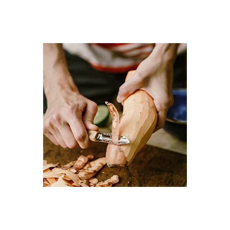 Opinel No.6 Folding Peeler - Outdoor Camp Kitchen and Picnic