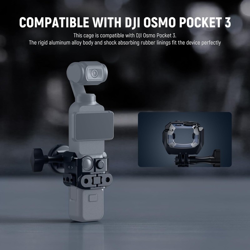 NEEWER AC009 Pocket 3 Cage Compatible with DJI Osmo Pocket