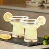 Lysenn Stemless Margarita Glasses Set of 2 - Elegant Vertical