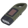 Solar Hand Crank Flashlight Emergency LED Portable Torch for Climbing
