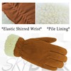 SKYDEER Winter Gloves with Full Premium Genuine Deerskin Suede Leather