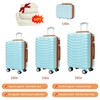 UUH Expandable Luggage Sets 9pcs/8pcs/7pcs/4pcs/3pcs Suitcase Sets With Water-Proof and