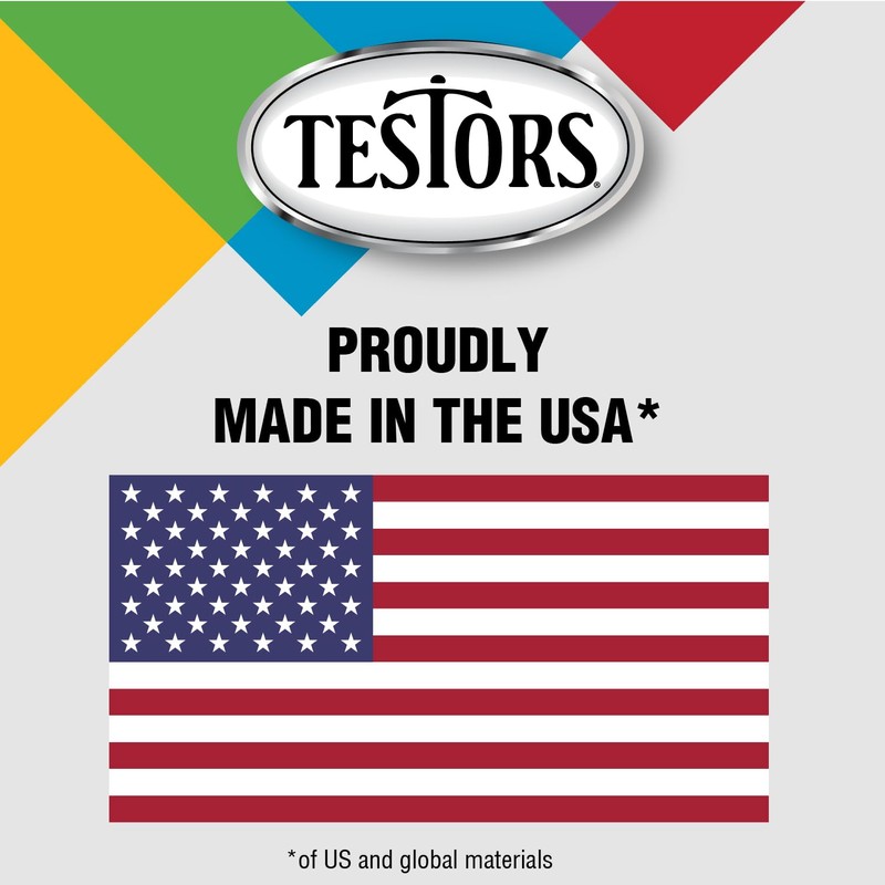Testors 1149TT Enamel Paint, 0.25 Oz, Flat Black