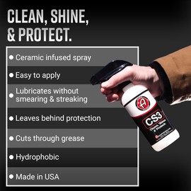 Adam's Polishes CS3 (12oz) - Ceramic Spray Coating That Cleans, Shines & Protects | Top Coat Wash Polish & Paint Protectant Stronger Than Wax| RV Boat Motorcycle Car Detailing Waterless Wash Cleaner