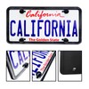 Motorfi 2 Pcs Silicone License Plate Frames with Polycarbonate Covers,