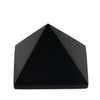 Black Obsidian 1.5inch Natural Pyramid Carved Chakra Healing Crystal Reiki