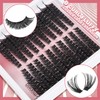 Cat Eye Lash Clusters Kit, 80D, Lash Extension Kit, Natural