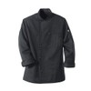 Chef Designs mens Black Coat Ten Pearl Buttons chefs jackets,