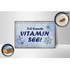 Femer Holzschild Spruch 20x30 cm Ich brauche Vitamin See Deko