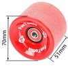FunTomia Pack of 4 Longboard/Skateboard Wheels (Big Wheels) in 70