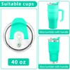 AiHeart 30/40 oz Tumbler Replacement Lids,1pack Spill Proof Straw Lids