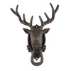 Antiqued Finish 8 Point Buck Deer Door Knocker