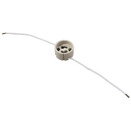 McShine - Lamp holder | GU10, 10 cm cable, max. 250 V/100 W, side cable output