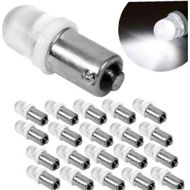 liuduo 27 x 9 mm White 8000K 12V 0.02A 20LM T11 T4W Ba9S H6W 1895 1SMD Turn 20 pcs