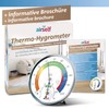 airself Analogue Thermohygrometer for Indoor Use - Room Thermometer and