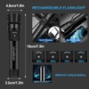 Unaikoo Rechargeable Flashlight High Lumens - 10000LM Powerful Tactical Flashlights