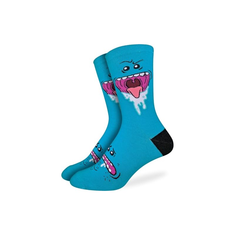 Good Luck Sock Men's Rick and Morty, Mr. Meeseeks Face