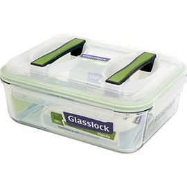 Glasslock 19-Cup Rectangle Handy Container,White