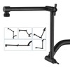 BRIGHT SHOWERS Brass Shower Arm Extender for Rain and Handheld
