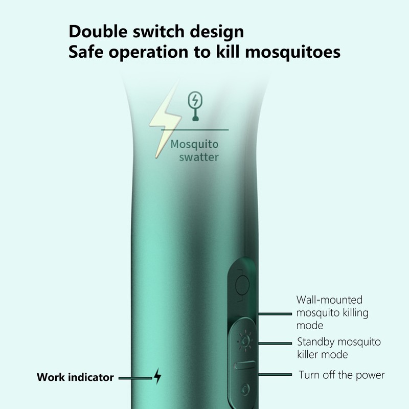 2 in 1 Mosquito Killer Lamp Electric Fly Swatter Mosquito
