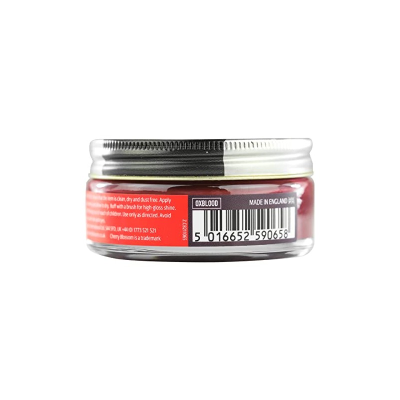 Cherry Blossom Footwear Renovating Shoe Cream Care Product, Oxblood, 50ml