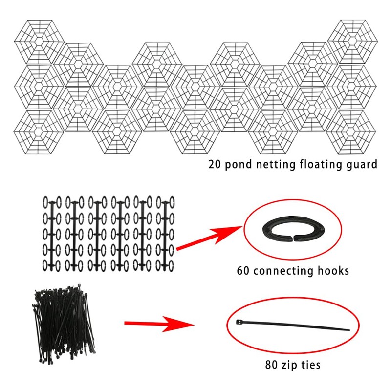 Pond Netting,Floating Net Guard,Fish Protector Pond Guard Net,Floating Pond Netting