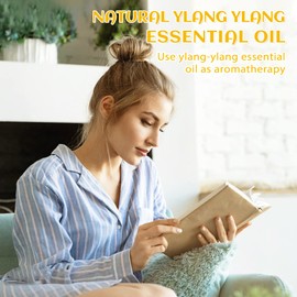 Ylang Ylang Essential Oil 4 Oz, Pure Ylang Ylang Oil for Skin Hair Aromatherapy Diffuser Fragrance DIY- 4 FL Oz