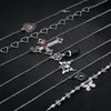 Subiceto 33Pcs Grunge Vintage Punk Necklace Jewelry Set Gothic Earrings