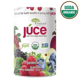Terra Kai 3 PACK - Terra Kai Organics Juce SUPER FRUIT & VEGGIE BLEND Drink. 12.2 oz.