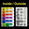 EEEEE Fender Washers for Screws (18 Types) Flat washers Assortment
