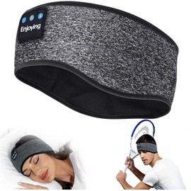 Aercue Sleep Headphones Bluetooth Headband Wireless Sports Headphones with Ultra-Thin HD Stereo Speakers Perfect for Sleeping,Workout,Jogging,Yoga,Insomnia,Air Travel,Meditation,Gift Ideas - Unisex