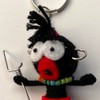 Voodoo String Doll Keychain, Design T51