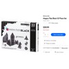 Magna-Tiles Rare Solid BLACK Magna-Tiles 32-Piece Black toy set (15032)