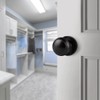 Probrico 6 Pack Passage Door Knobs in Matte Black for