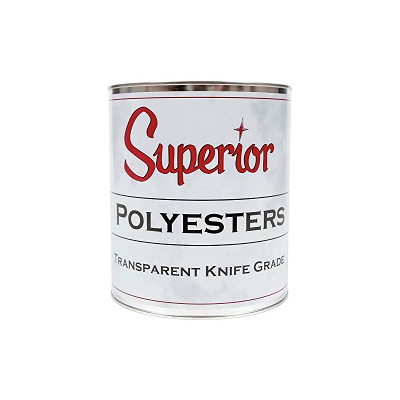 Superior Stone Polyester Transparent Knife-Grade Adhesive (1 Gallon) for Natural
