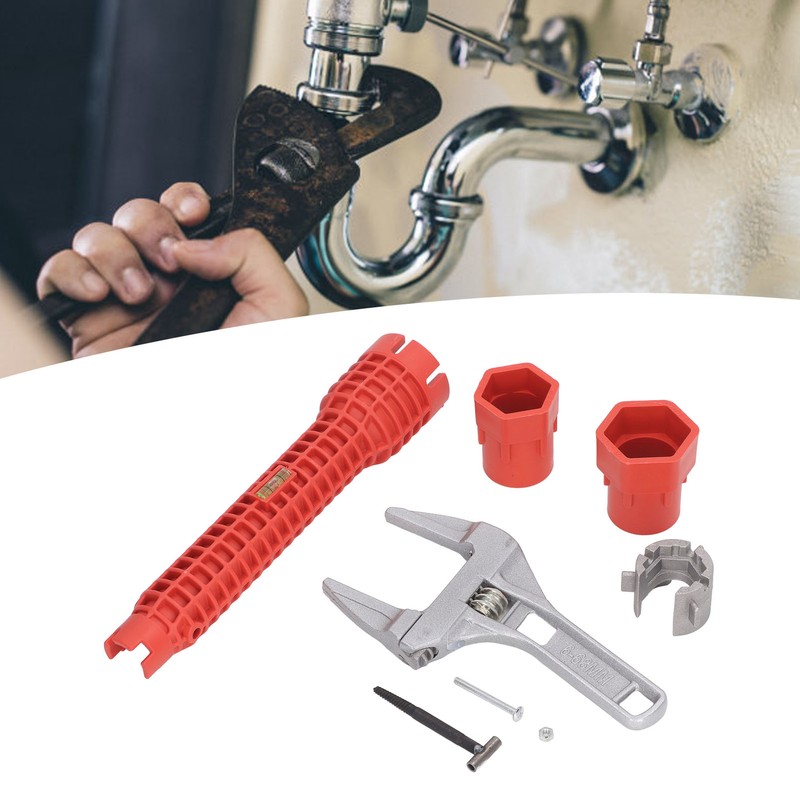 8 In 1 Faucet Sink Installer Multifunction Plumbing Installation Tool