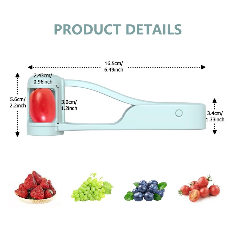 GWAWG Grape Cutter for Toddlers,Grape Slicer,Cherry Tomato Slicer Kitchen Gadget,Creative