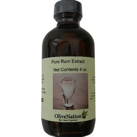 OliveNation Rum Flavor, Caribbean Flavoring from Premium Rum Extractives for Baking and Cooking, Non-GMO, Gluten Free, Kosher, Vegan - 32 ounces