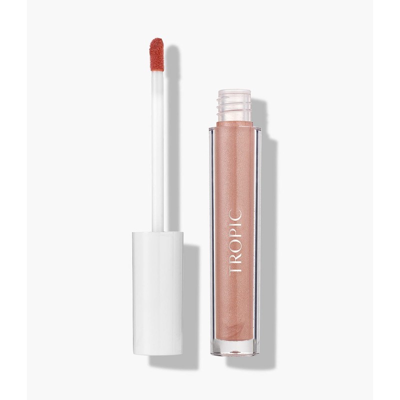 Tropic Skincare Ltd. LIP GLAZE, Pink Champagne (A sparkly champagne)