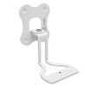 Speaker Wall Mount for SONOS Era 100, Adjustable Swivel Wireless Speaker Home Wall Mount Bracket, Space Saving Metal Speaker Wall Stand Holder for SONOS Era 100, 4.3x3.5in Base (White)