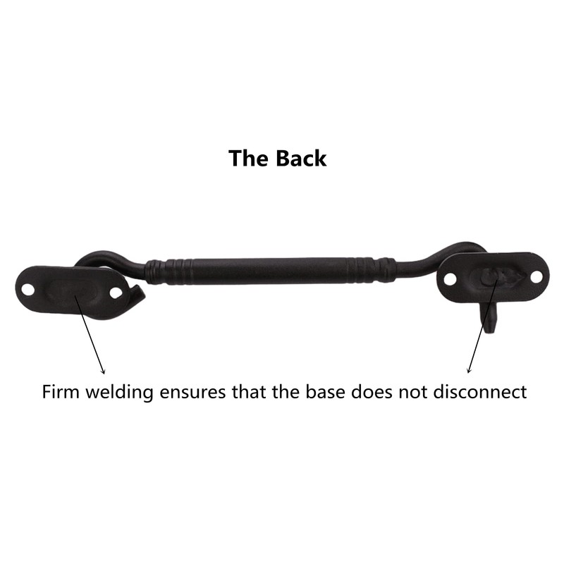 Runningfish 6" Barn Door Lock Sliding Door Lock Barn Gate