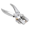 Multi Function Punch Pliers Silver 60# Steel Electroplated Eyelet Hole
