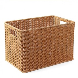 rattan basket storage basket organizing square basket 40x26cm