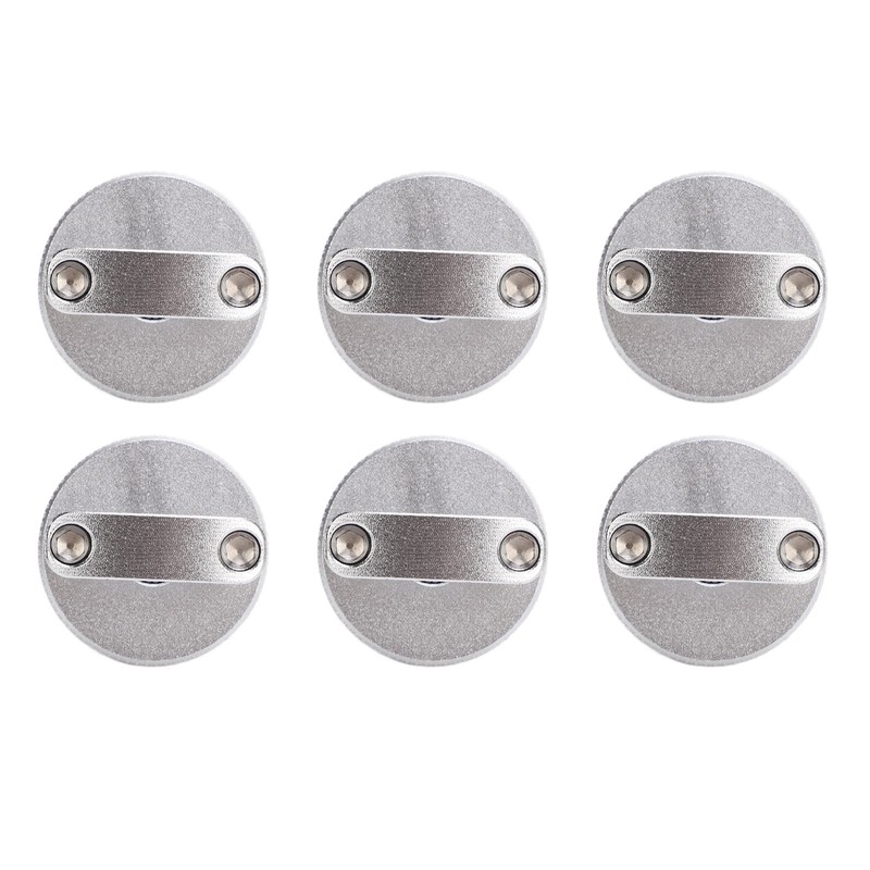 6PCS Hard Top Quick Removal Fastener Thumb Screw with D