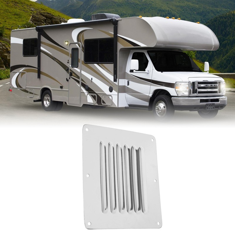 Boat Louvered Vent Rustproof 304 Stainless Steel Marine Ventilation Grille