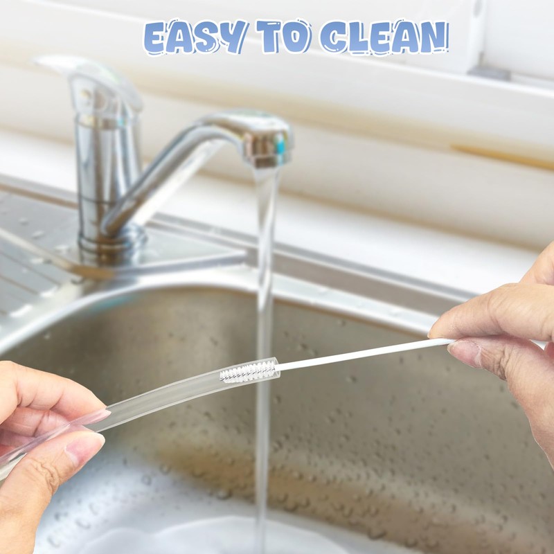 4 Pack Replacement Straw and 2 pack Straw Brush Compatible